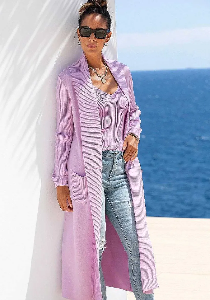 LASCANA Cardigans-Long Knit Cardigan