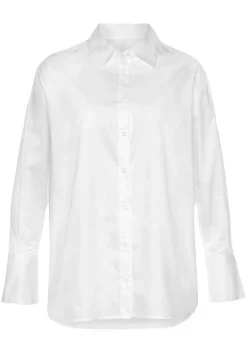 LASCANA Blouses-Long Sleeve Button Down Blouse