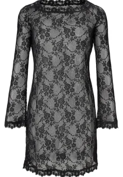 LASCANA Babydolls & Negligees-Long Sleeve Lace Negligee