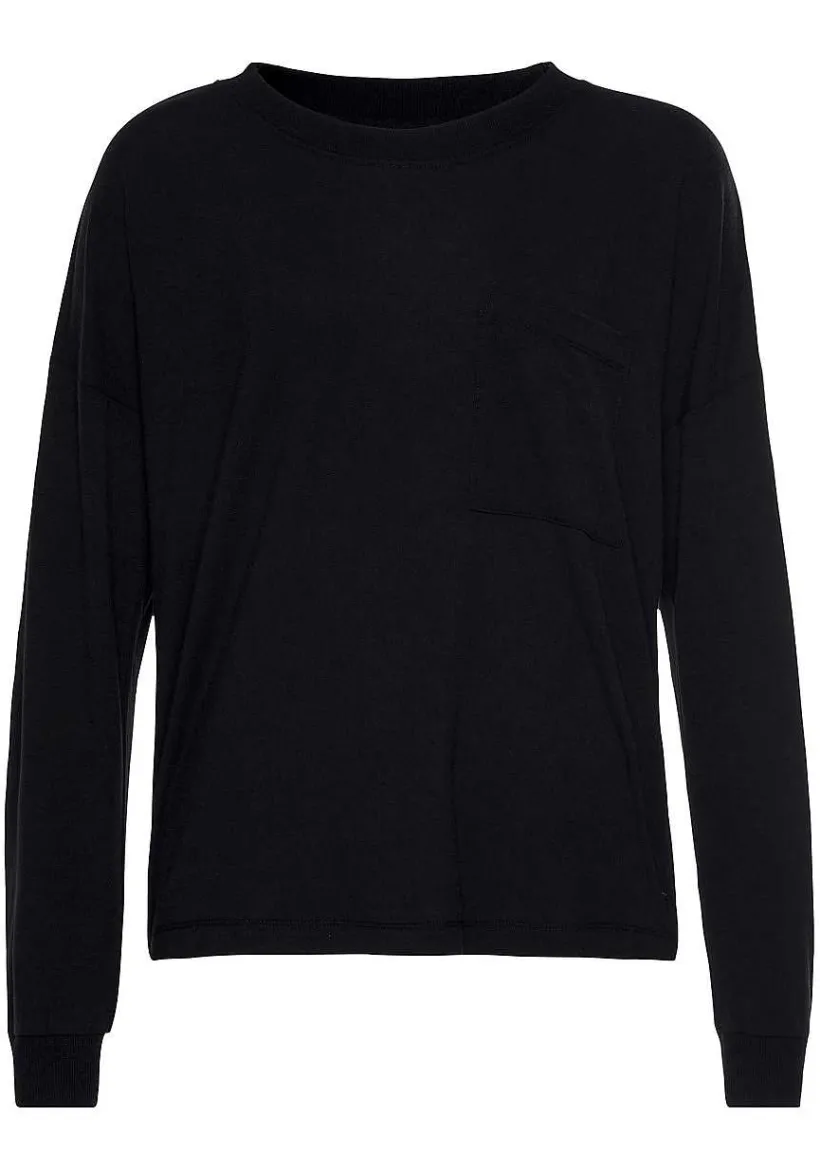 LASCANA Long Sleeve Tops-Long Sleeve Lounge Shirt