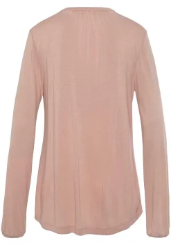 LASCANA Long Sleeve Tops-Long Sleeve Tie Front Top