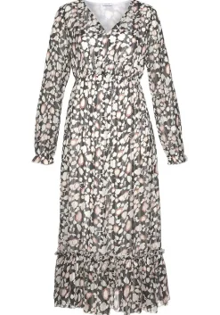 LASCANA Fall Dresses-Long Sleeve Wrap Look Dress
