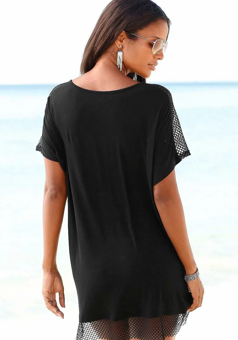 LASCANA Cover-Ups-Mesh Insert Cover Up