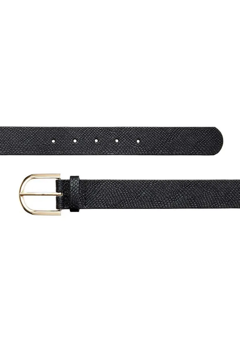LASCANA Belts-Metallic Faux Leather Belt