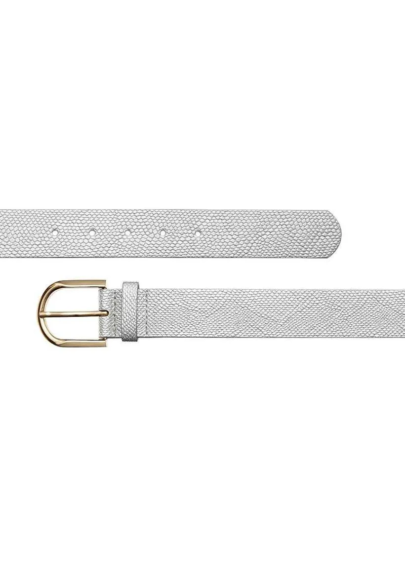 LASCANA Belts-Metallic Faux Leather Belt