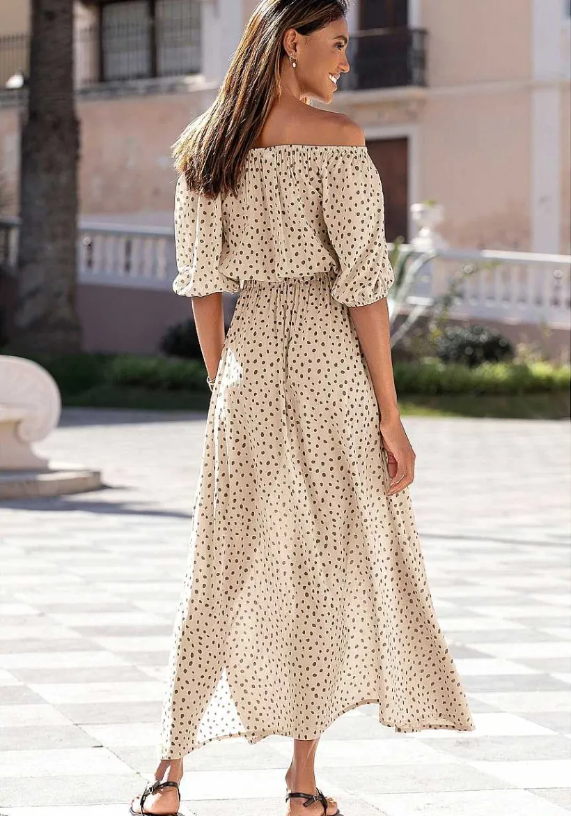 LASCANA Fall Dresses-Off Shoulder Maxi Dress