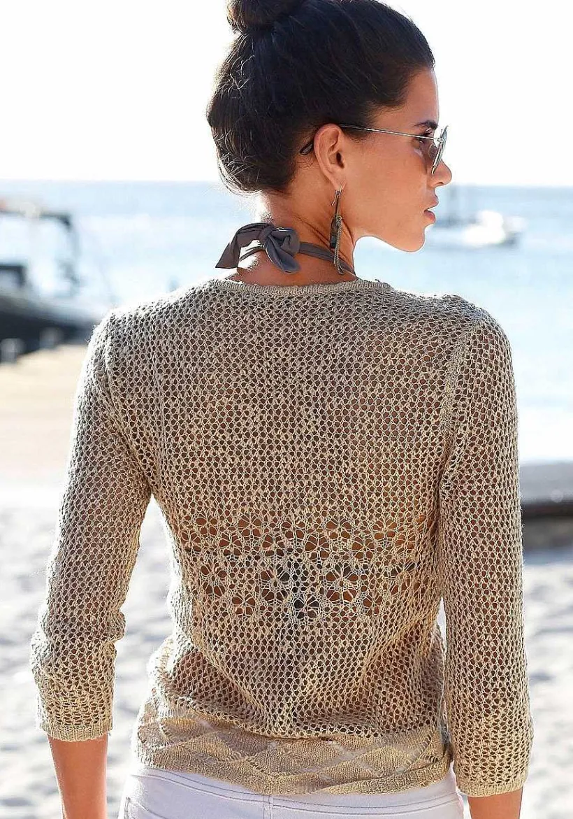 LASCANA Cardigans-Open Work Cardigan