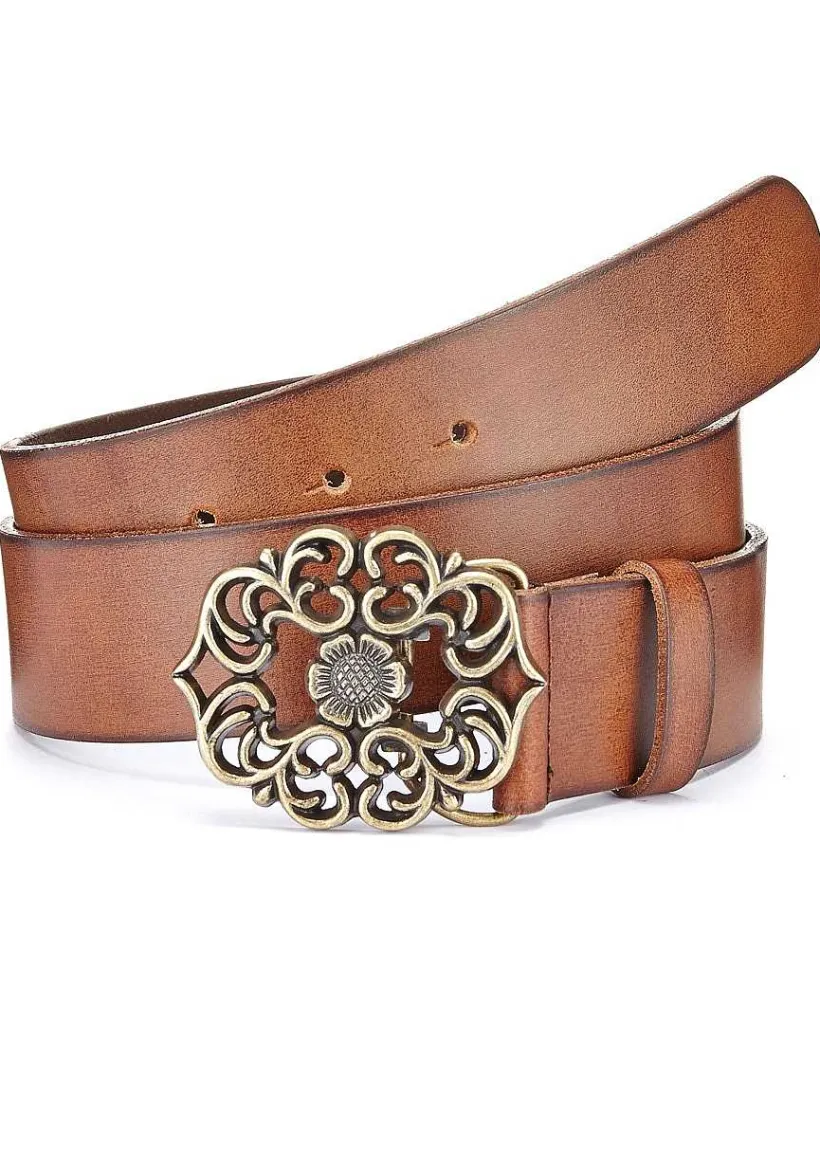 LASCANA Belts-Ornate Leather Belt
