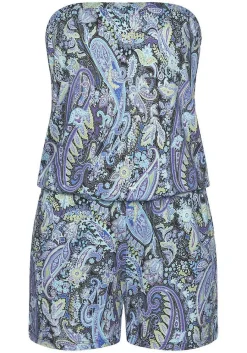 LASCANA Rompers-Paisley Print Strapless Romper