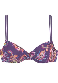 LASCANA Underwire-Paisley Print Underwire Bikini Top