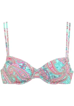LASCANA Underwire-Paisley Print Underwire Bikini Top