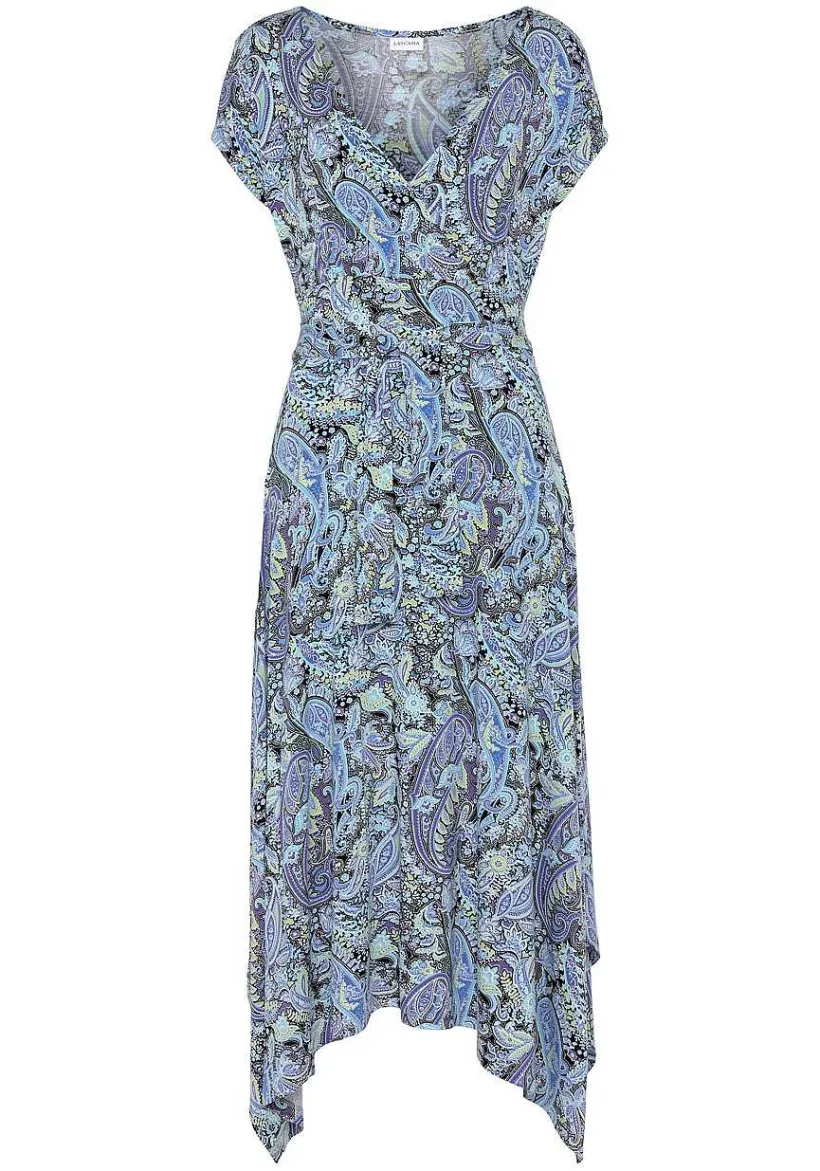 LASCANA Midi Dresses-Paisley Print Wrap Dress