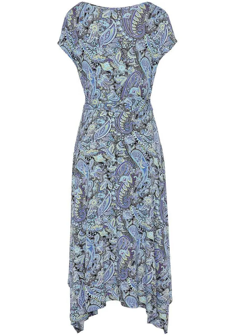 LASCANA Midi Dresses-Paisley Print Wrap Dress