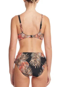 LASCANA Underwire-Palm Print Underwire Bikini Top