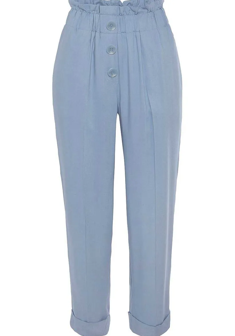 LASCANA Pants-Paperbag Waist Ankle Pants