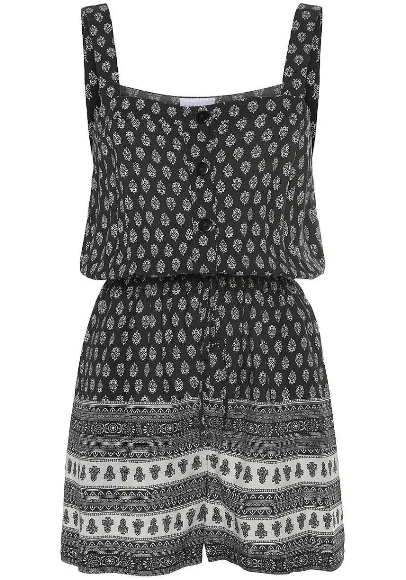 LASCANA Rompers-Patterned Button Detail Romper