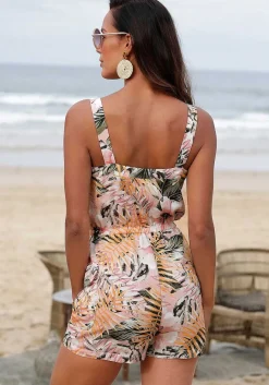 LASCANA Rompers-Patterned Button Detail Romper