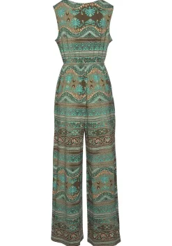 LASCANA Jumpsuits-Patterned Wide Strap Jumpsuit