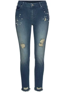 LASCANA Pants-Pearl Embellished Skinny Jeans