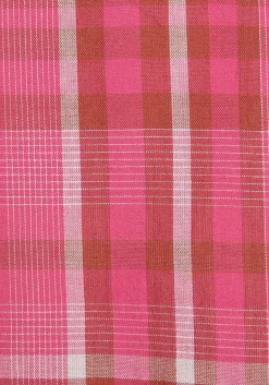 LASCANA Blouses-Plaid Ruffle Detail Blouse