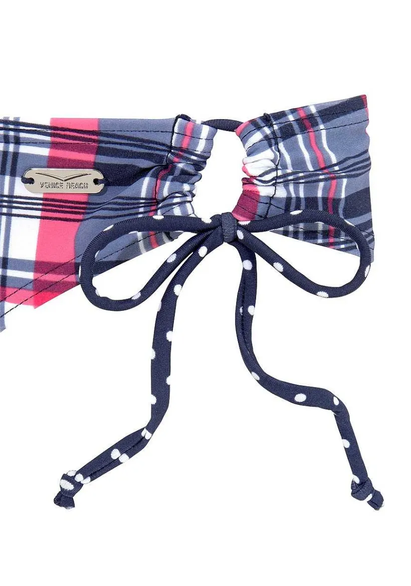 LASCANA Triangle-Plaid Triangle Bikini Top