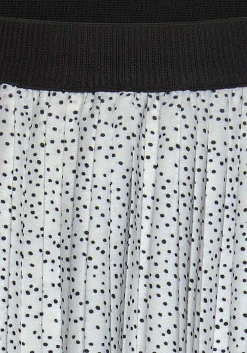 LASCANA Skirts-Pleated Polka Dot Skirt