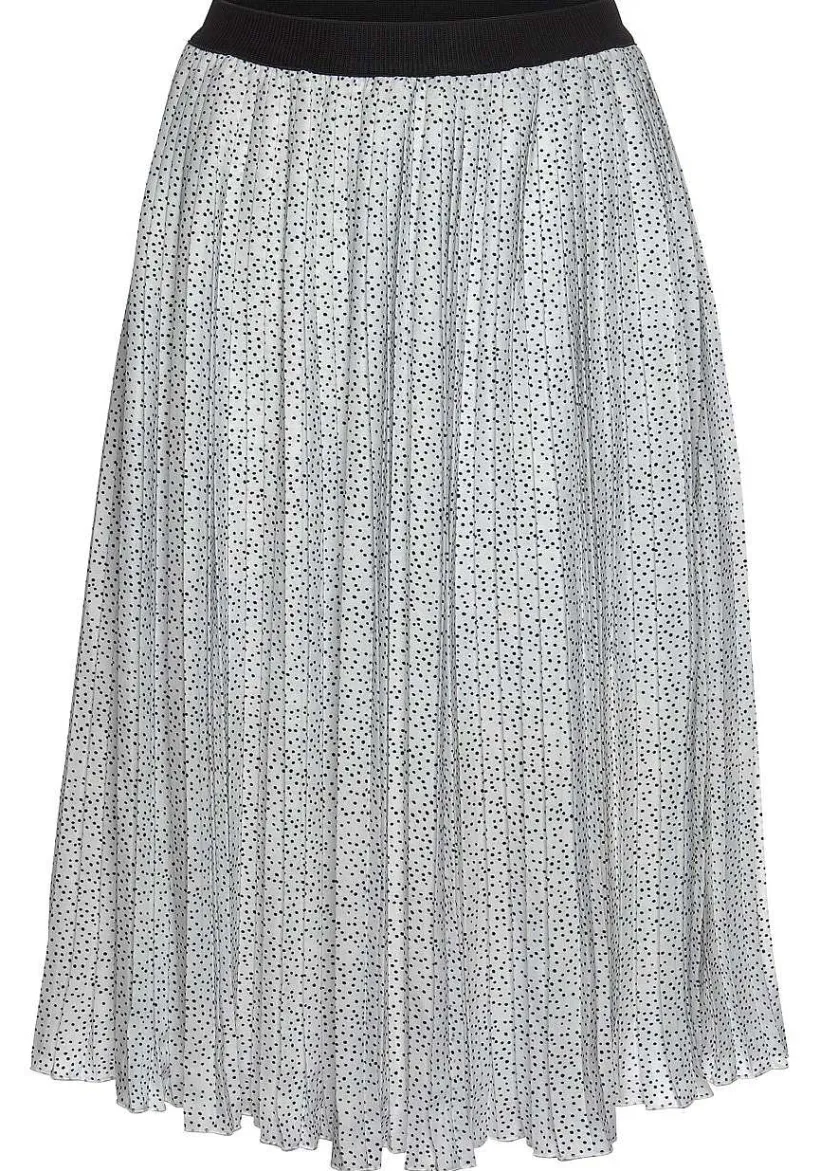 LASCANA Skirts-Pleated Polka Dot Skirt