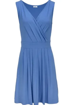 LASCANA Sundresses-Pleated V-Neck Dress