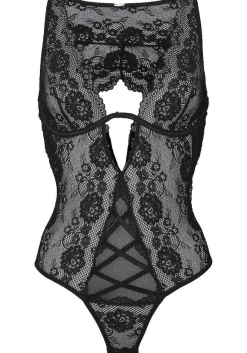 LASCANA Teddies & Corsets-Plunge Lace Underwire Teddy