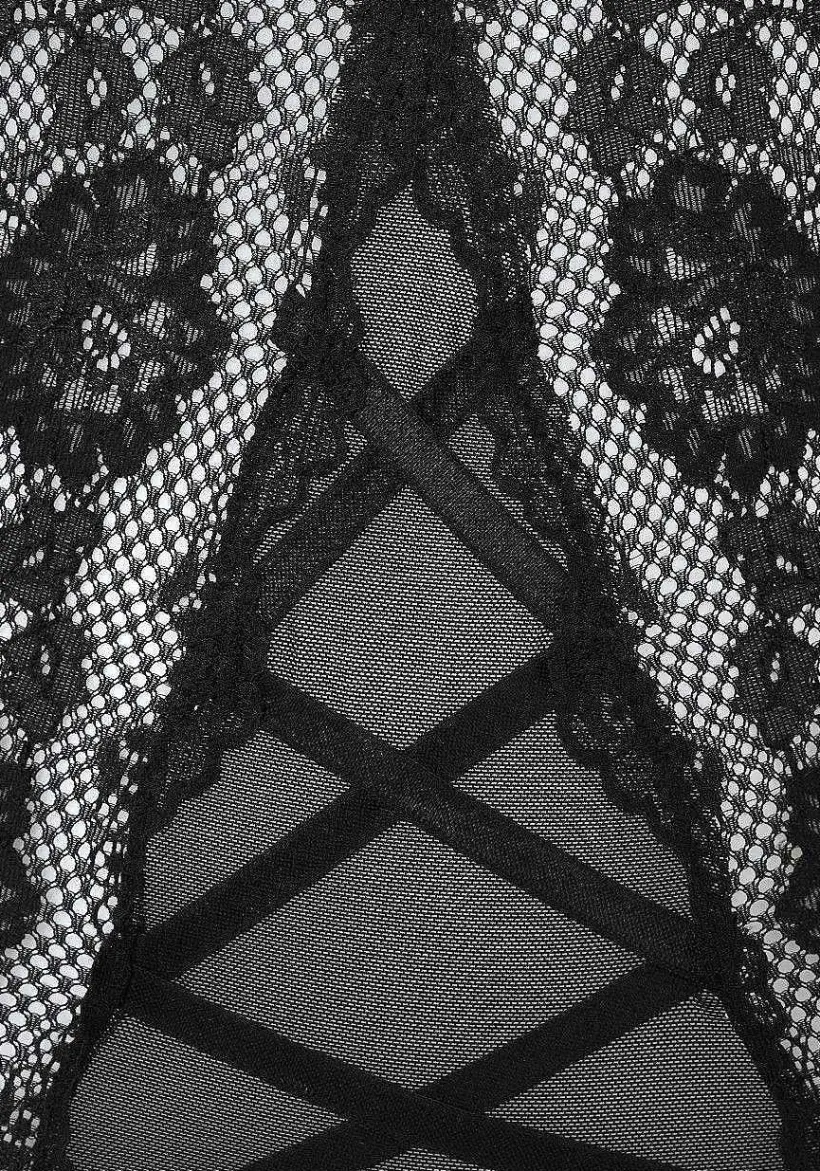 LASCANA Teddies & Corsets-Plunge Lace Underwire Teddy