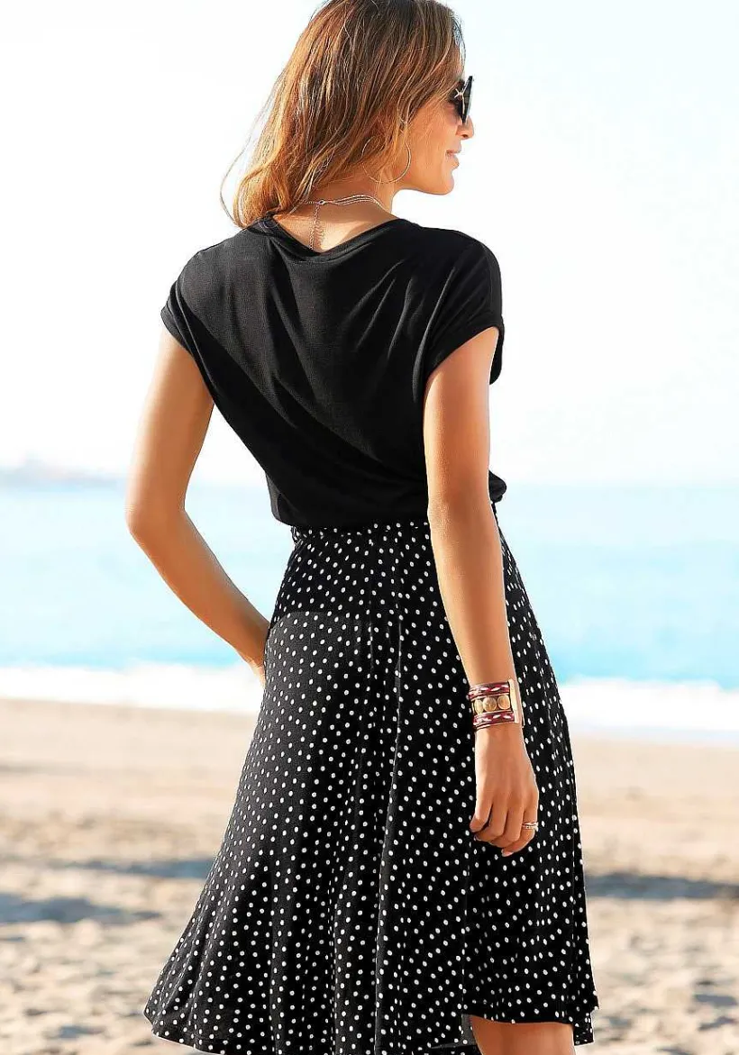 LASCANA Fall Dresses-Polka Dot 2-In-1 Dress