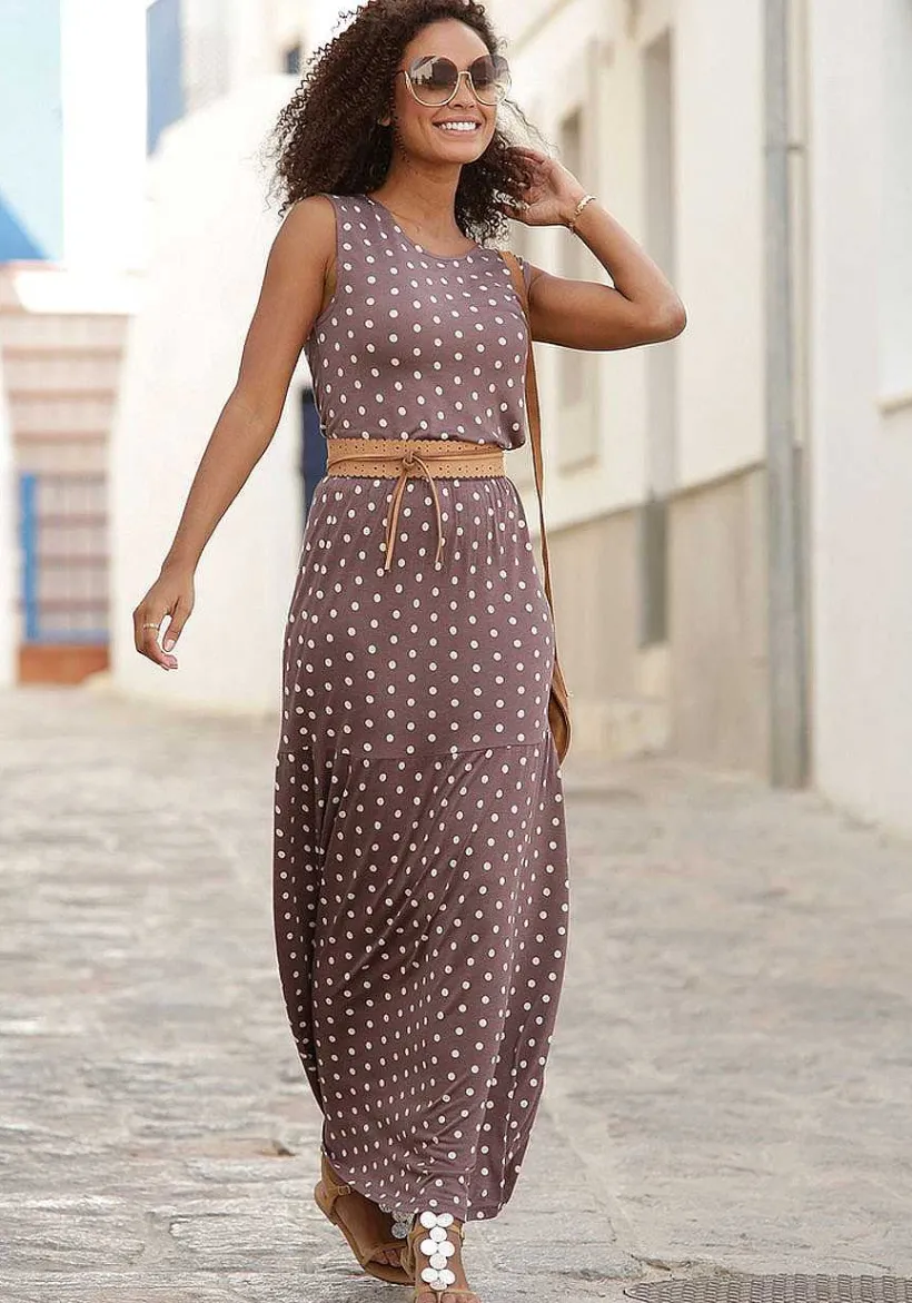 LASCANA Fall Dresses-Polka Dot Maxi Dress