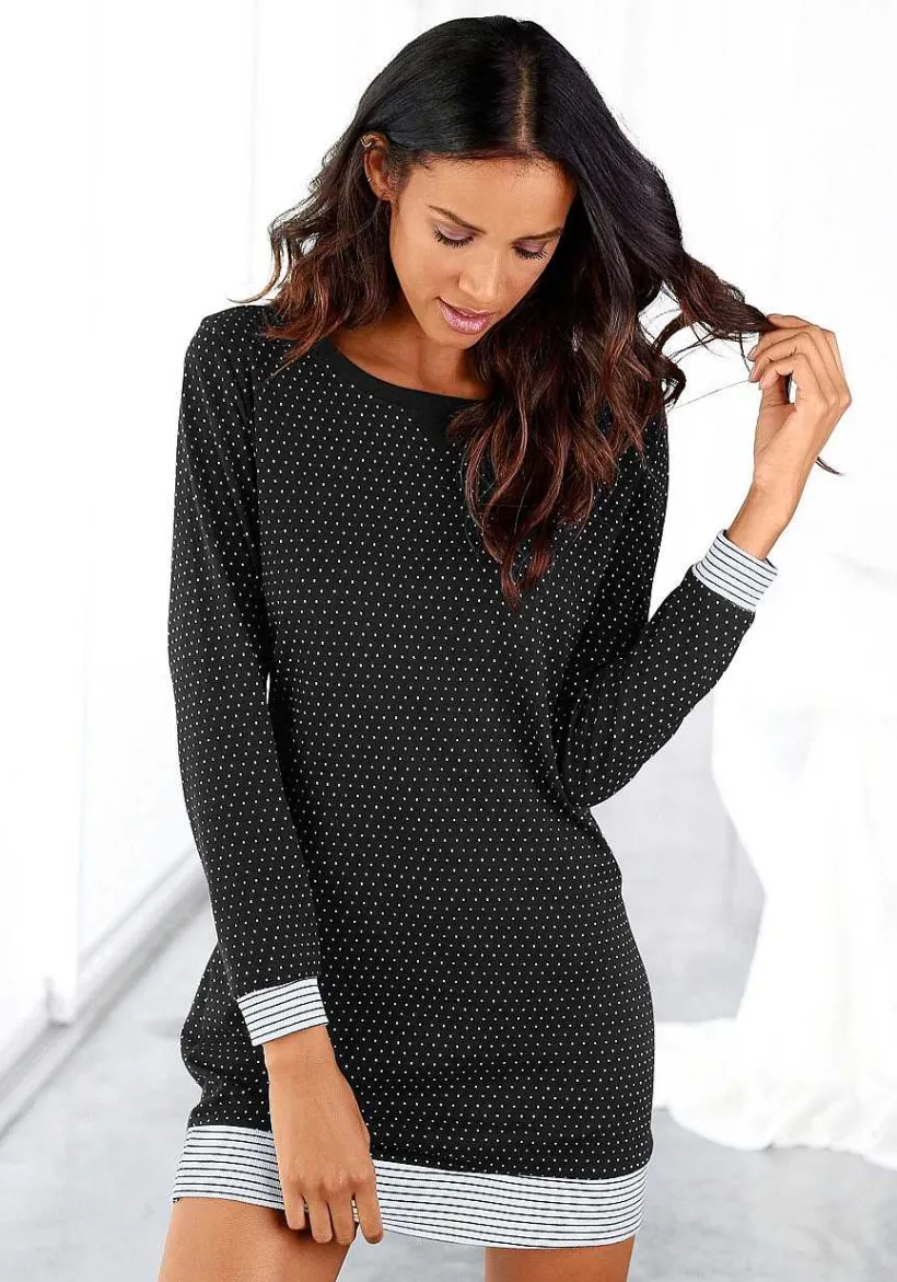 LASCANA Pajamas & Sets-Polka Dot Sleep Shirt
