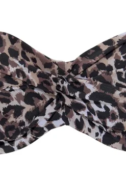 LASCANA Bandeau-Print Bandeau Bikini Top