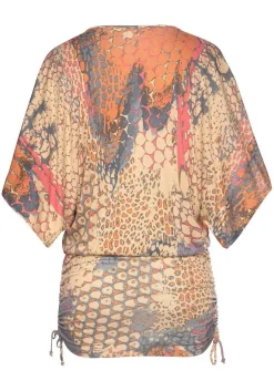 LASCANA Short Dresses-Printed Drawstring Dress