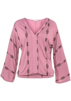LASCANA Long Sleeve Tops-Printed Long Sleeve Top