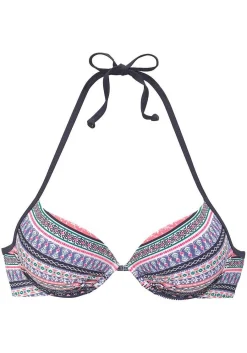 LASCANA Push Up-Printed Push Up Bikini Top