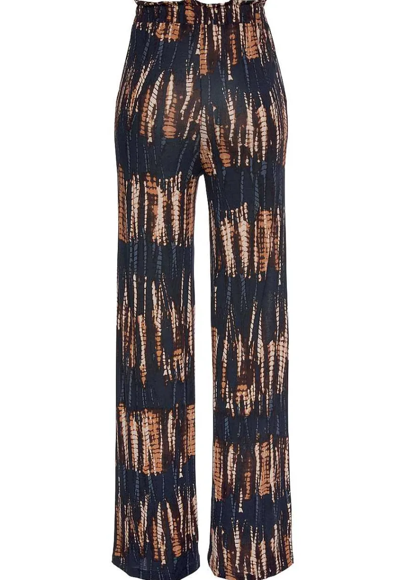 LASCANA Pants-Printed Straight Leg Pants