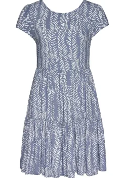 LASCANA Short Dresses-Printed Tie Back Dress
