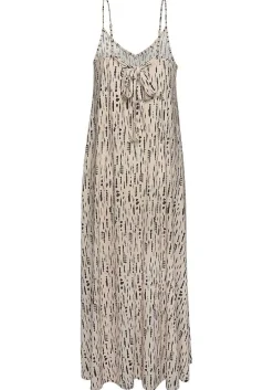 LASCANA Maxi Dresses-Printed Tie Back Maxi Dress