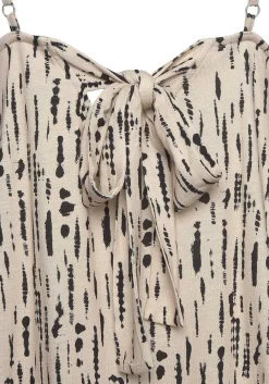 LASCANA Maxi Dresses-Printed Tie Back Maxi Dress