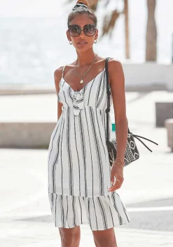 LASCANA Sundresses-Printed Tie Front Dress