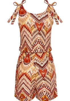 LASCANA Rompers-Printed Tie Strap Romper