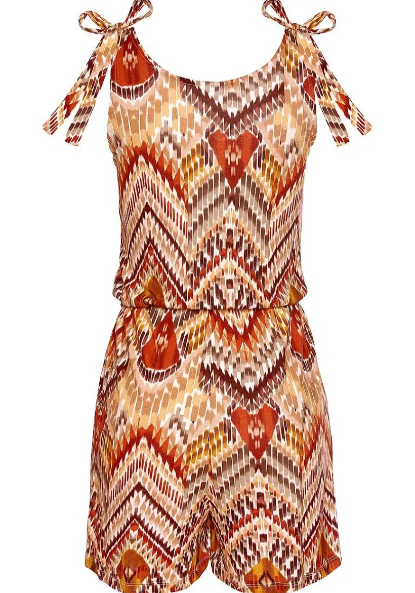 LASCANA Rompers-Printed Tie Strap Romper