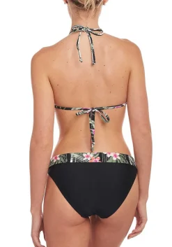 LASCANA Triangle-Printed Triangle Bikini Top