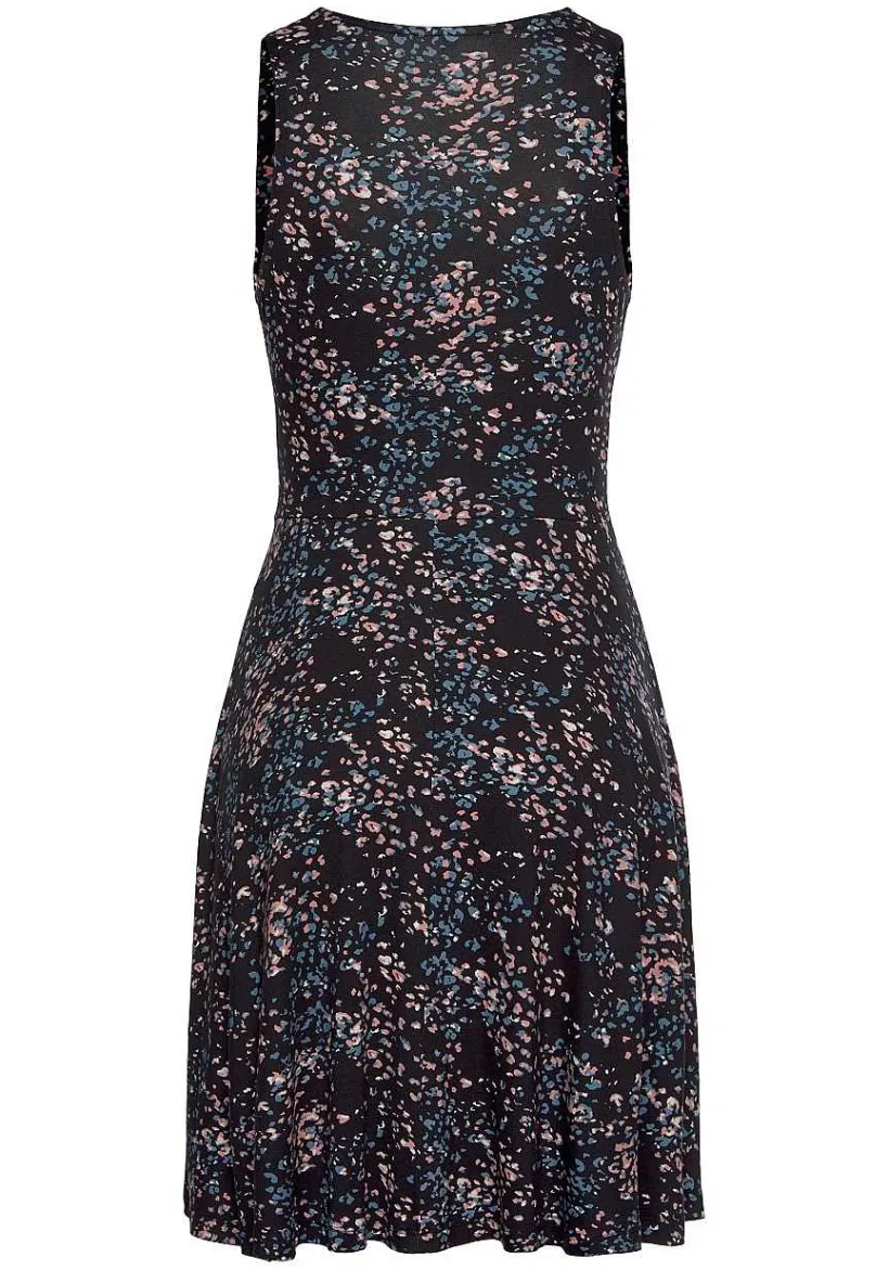 LASCANA Short Dresses-Printed V-Neck Dress