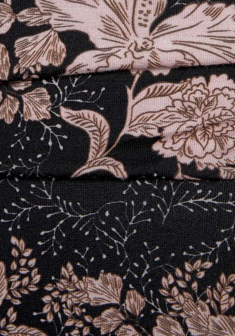 LASCANA Short Dresses-Printed Wrap Look Dress