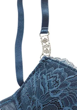 LASCANA Push Up Bras-Rhinestone Lace Push Up Bra
