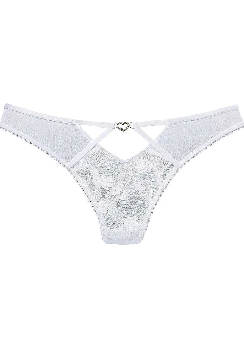 LASCANA Thongs-Rhinestone Lace Thong
