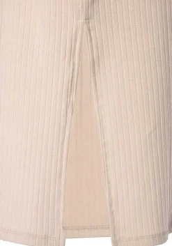 LASCANA Midi Dresses-Ribbed Knit Dress